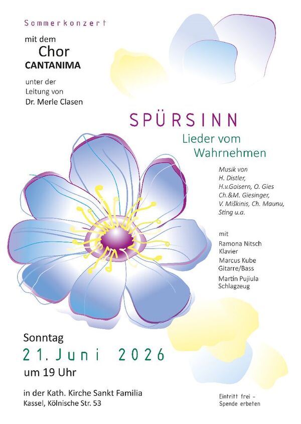Sommerkonzert Cantanima 2025