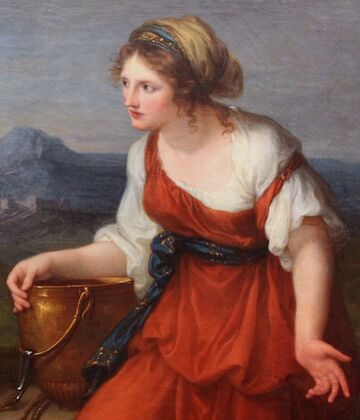 Jesus und die Samariterin (Ausschnitt). Gemälde von Angelika Kauffmann, 1796. Wikipedia, gemeinfrei