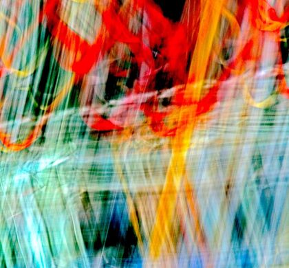 Ein Bild aus wilden Farben und Formen, Chaos und Ordnung, ein Bild zu Pfingsten: Peter Weidemann, pfarrbriefservice.de